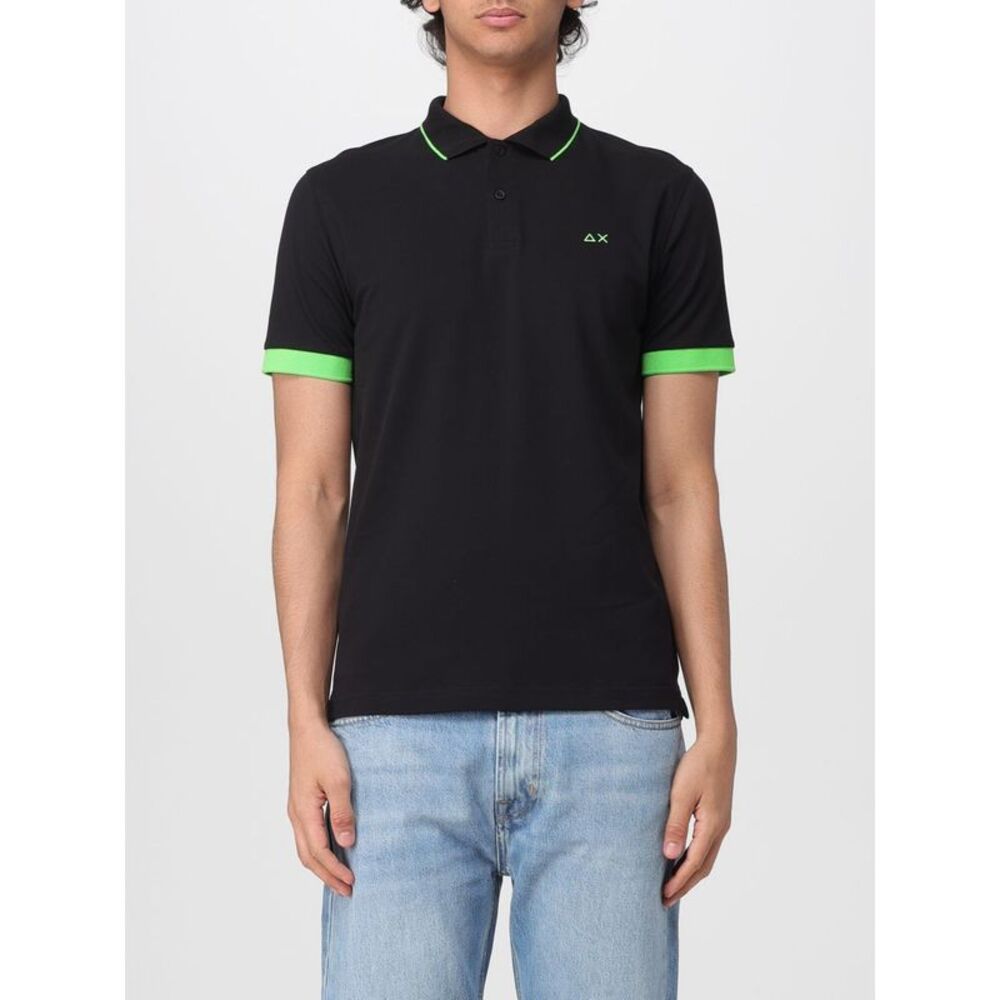 Sun68 Polo Shirt Men Black